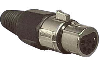 Photo - XLR femal line connector