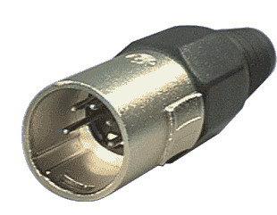 Photo - XLR male line connector